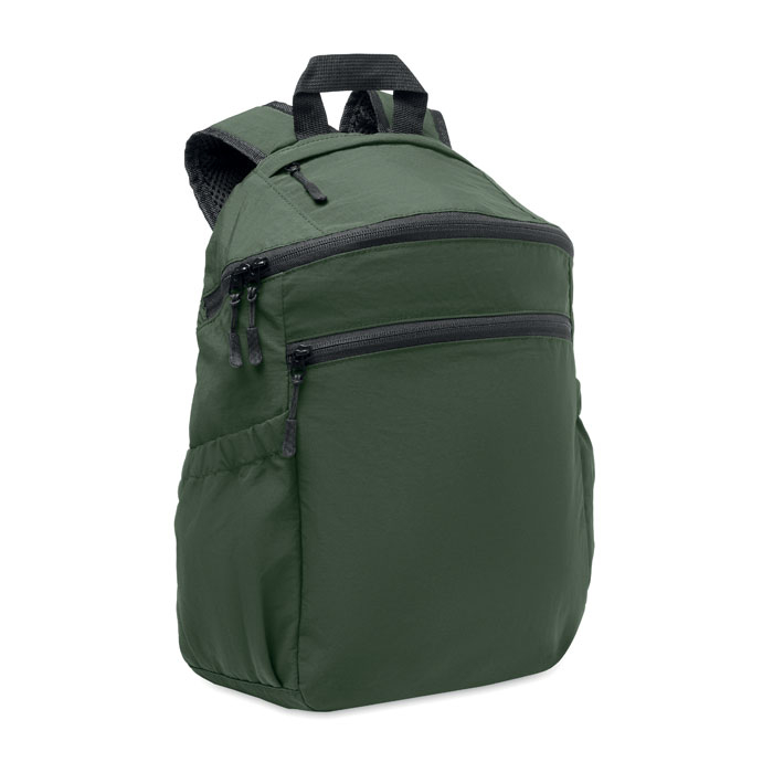 Sac à dos 10 L personnalisable en nylon ripstop Nexus Vert foncé